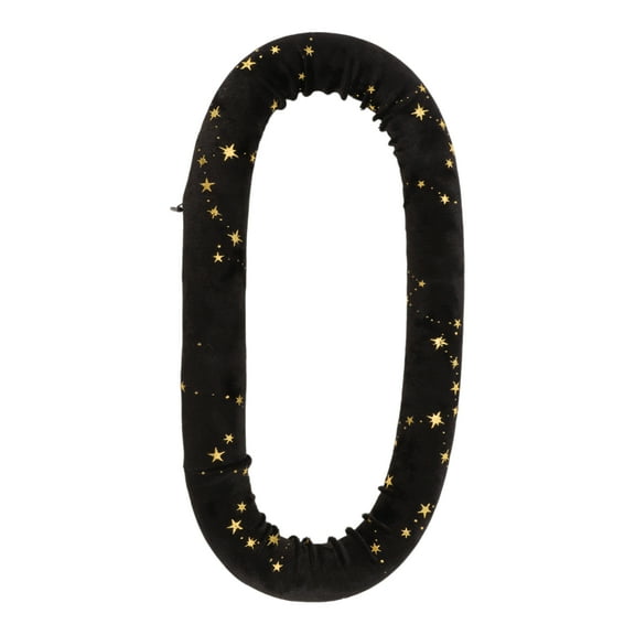 Unique Bargains 1pc Durable Star Hair Rollers for Women 11.42"x5.31" Black