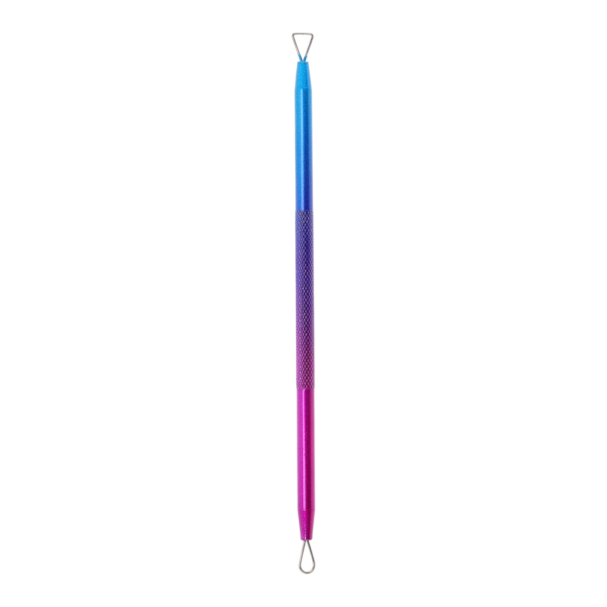 Unique Bargains 1pc Durable and Professional Pimple Extractor Tool Blue Purple