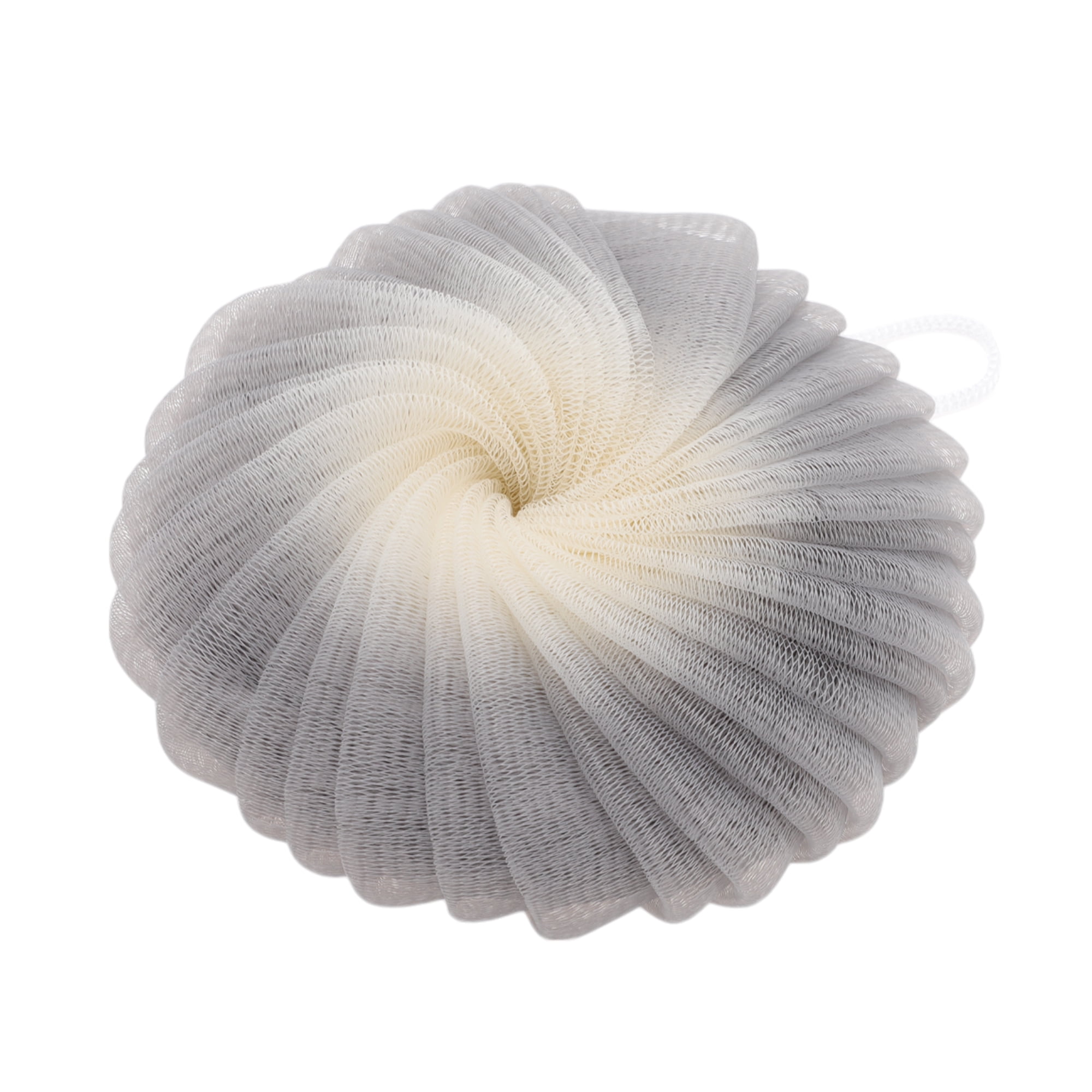 Unique Bargains 1pc Flower Bath Shower Loofah Sponge Coffee Color