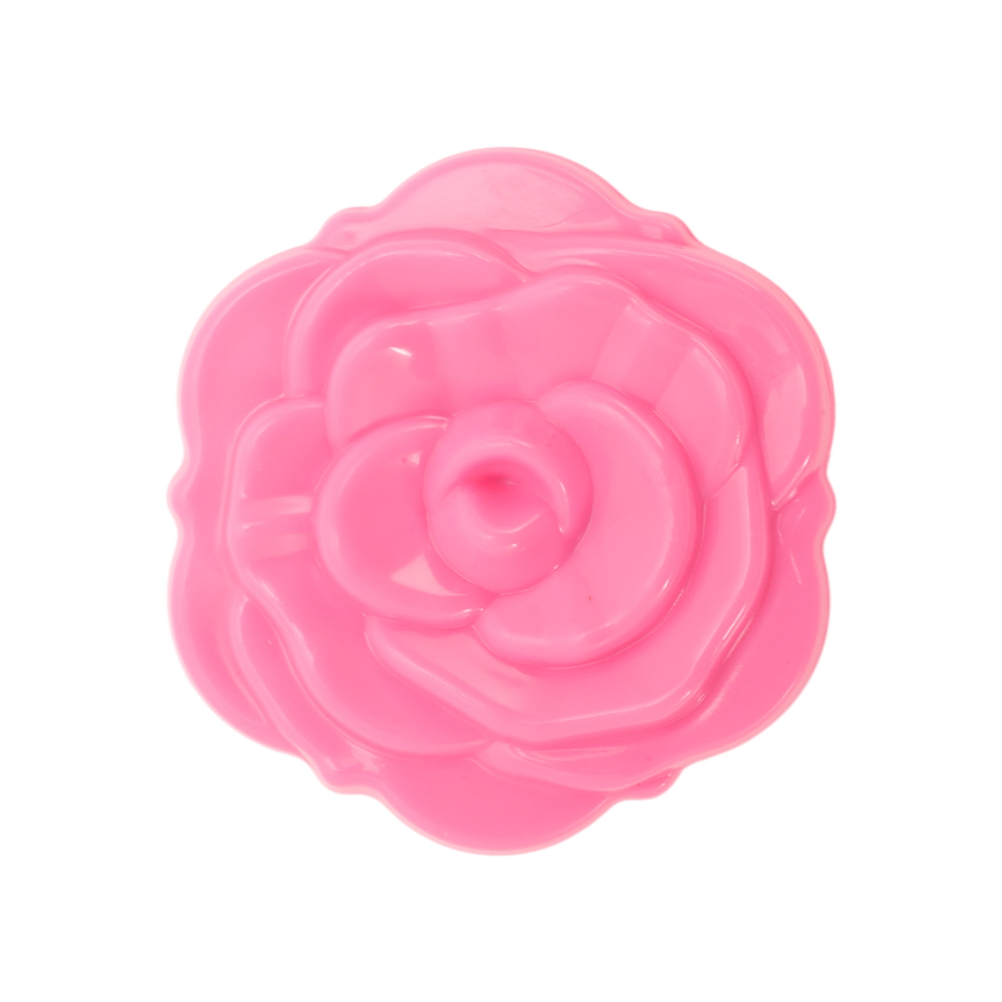 Unique Bargains 1pc Flower-shaped Makeup Mirror for Personal Grooming and Travel Pink