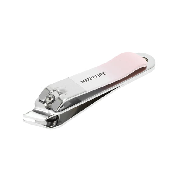Unique Bargains 1pc Gradient Slanted Nail Clippers 2.56" Length Pink