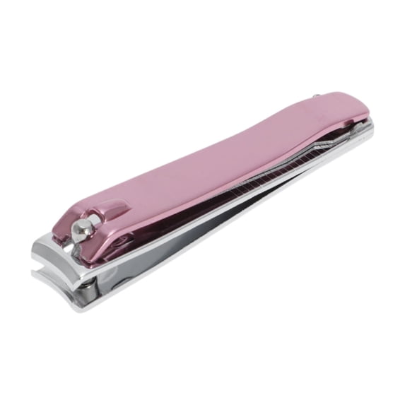 Unique Bargains 1pc Large Nail Clippers for Toenails and Fingernails 3.15" Length Pink