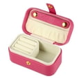 thumbnail image 1 of Unique Bargains 1pc Mini Elegant Square Jewelry Box for Travel Red, 1 of 6