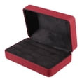 thumbnail image 1 of Unique Bargains 1pc PU Leather Multiple Ring Box for Accessories Storage and Display Red, 1 of 7