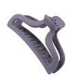 thumbnail image 1 of Unique Bargains 1pc Plastic Hair Claws Hair Clips Hair Barrettes for Women Purple 3.78''x1.85''x1.42'', 1 of 7