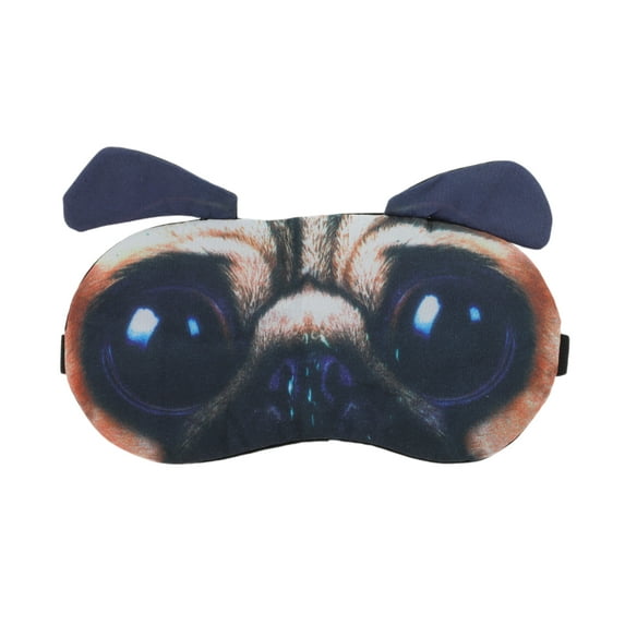 Unique Bargains 1pc Portable Dog Sleep Mask for Hotel Brown