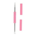 thumbnail image 1 of Unique Bargains 1pc Portable Double-headed Pimple Extractor for Skin Care Pink, 1 of 6