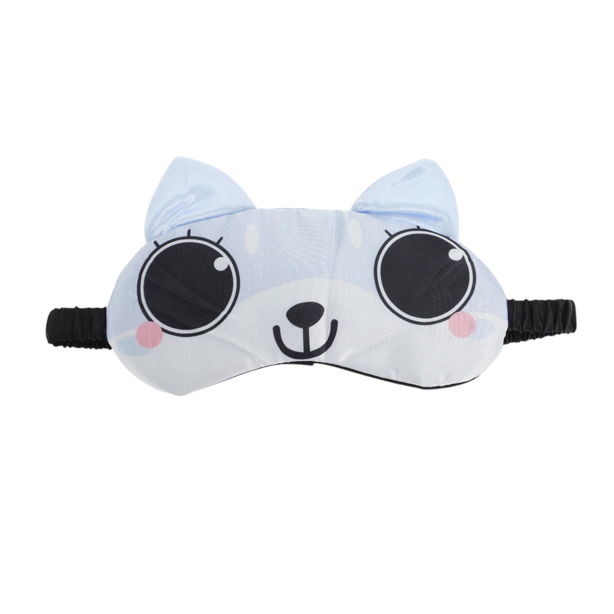 Unique Bargains 1pc Portable Elastic Strap Eye Mask for Home Blue