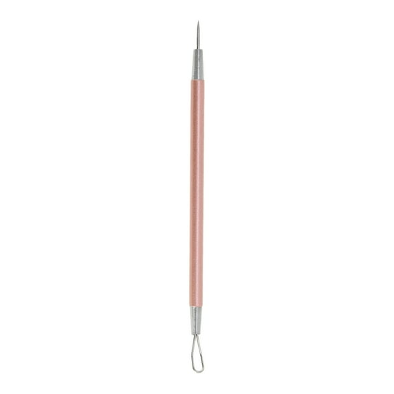 Unique Bargains 1pc Professional Double-Headed Pimple Extractor Rose Gold Tone