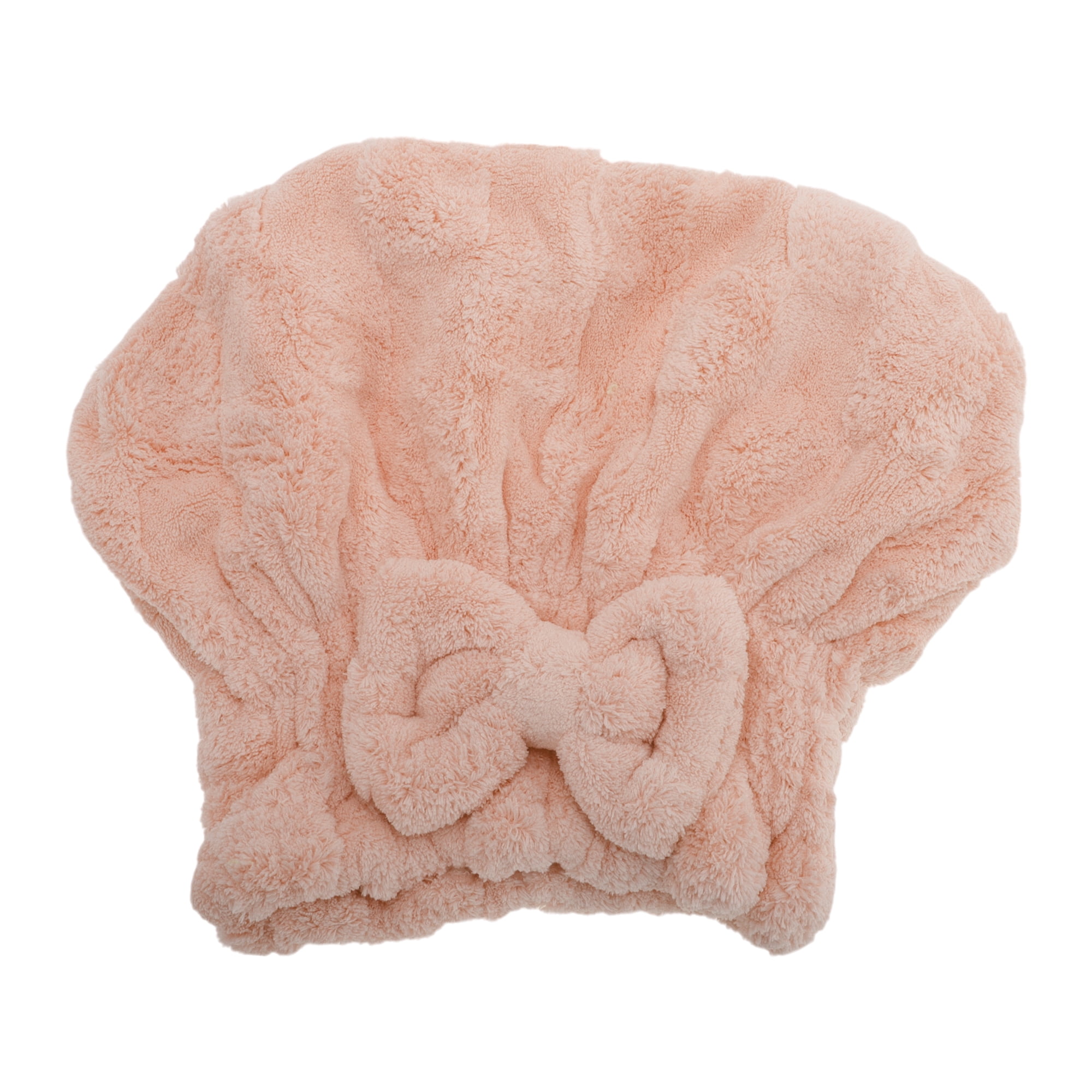 Unique Bargains 1pc Soft Bow Hair Towel for Hair Drying 0.24"x 11.81" Light Brown