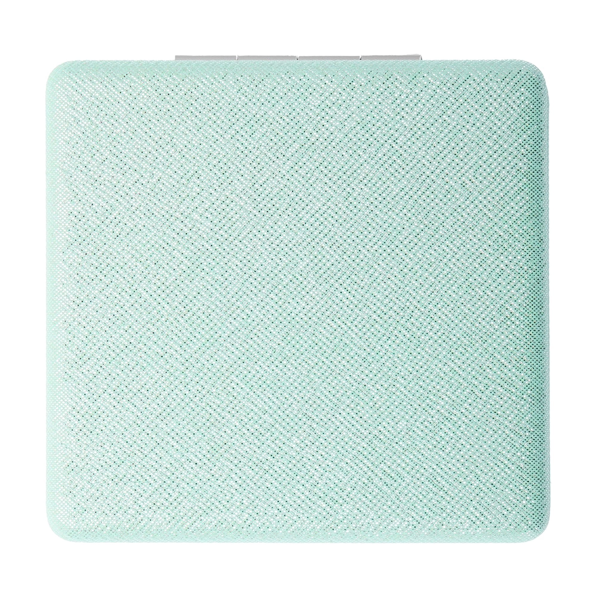 Unique Bargains 1pc Square Makeup Mirror for Personal Grooming Green