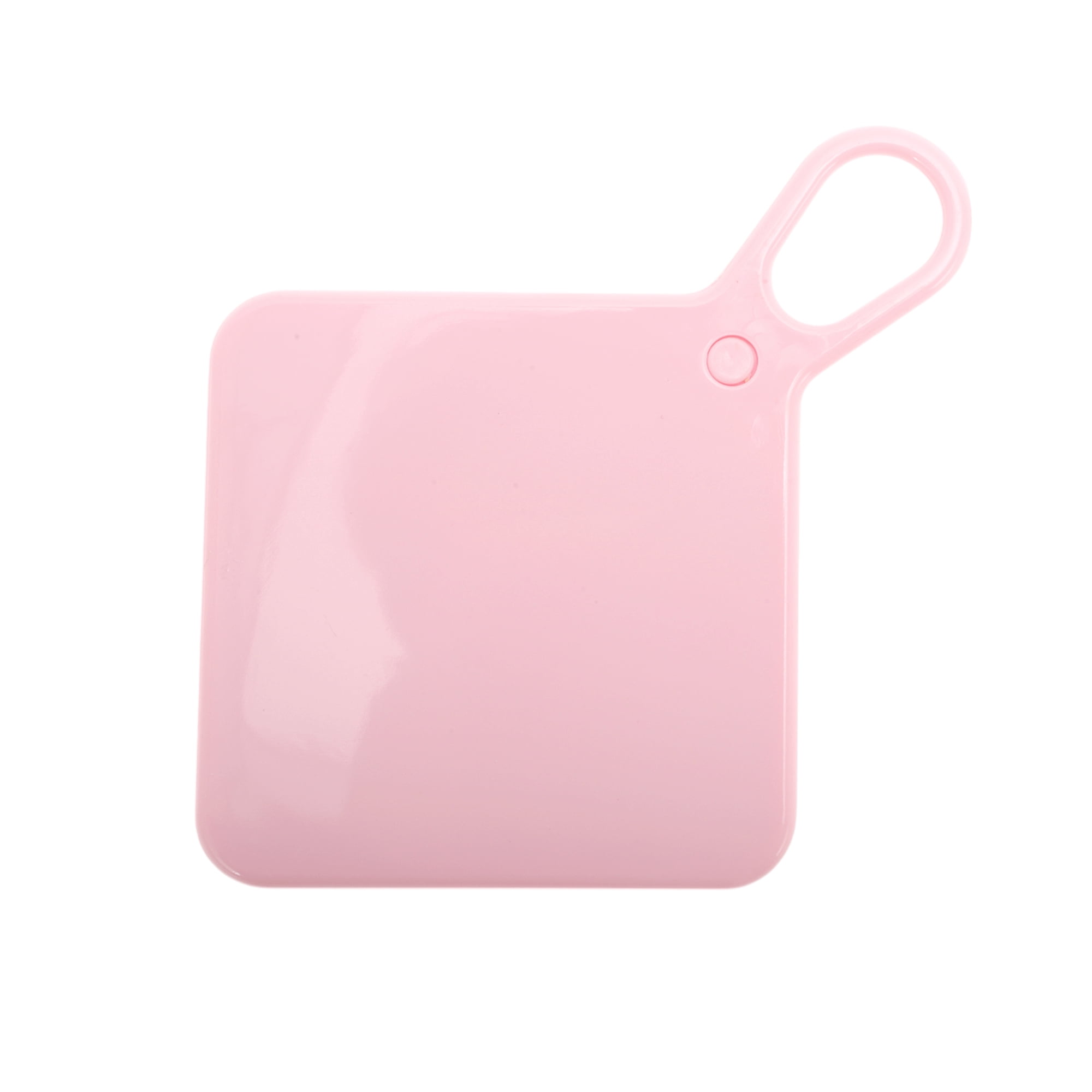 Unique Bargains 1pc Stylish Rotating Makeup Mirror for Personal Grooming Pink
