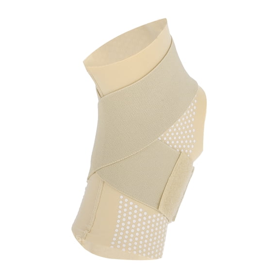 Unique Bargains 1pc Women Adjustable Ankle Support Brace for Sports X-Large Flesh Color 85% Nylon 15% Spandex