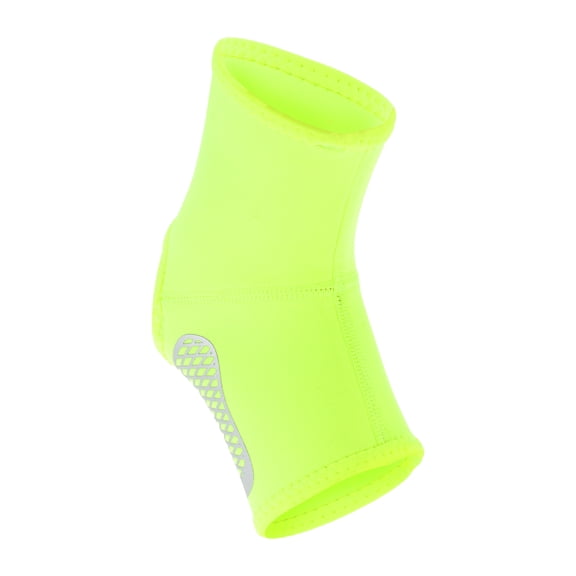 Unique Bargains 1pc Women Portable Ankle Support Brace for Sports Medium Fluorescent Green Composite Neoprene Fabric