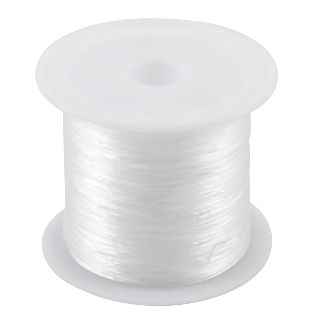 Unique Bargains 1pcs 0.5mm Elastic Bracelet String Crystal Cord Jewelry Thread 8.5M White
