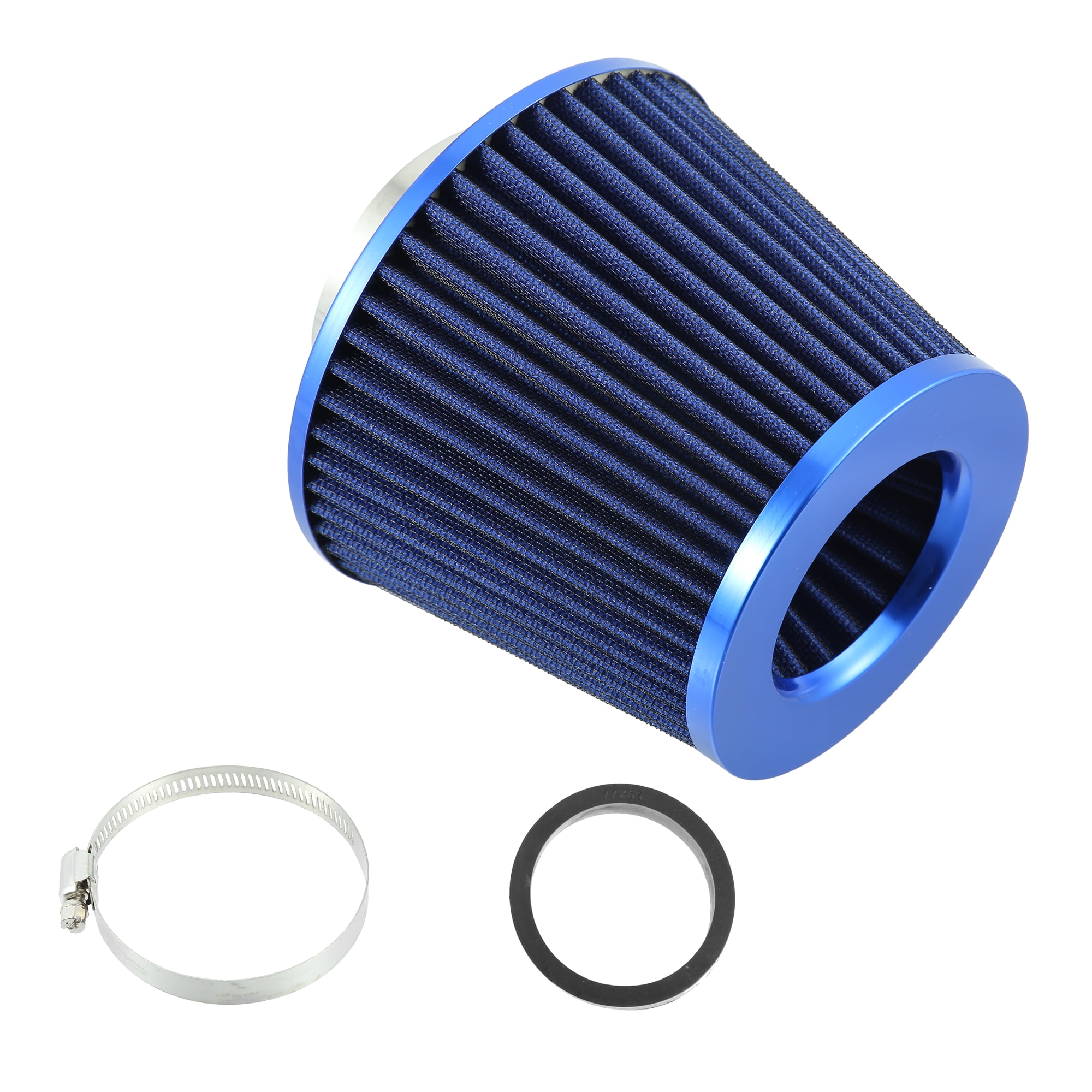 Unique Bargains 1pcs 2.5" 65mm Reducer Ring Inlet Cold Air Intake Cone