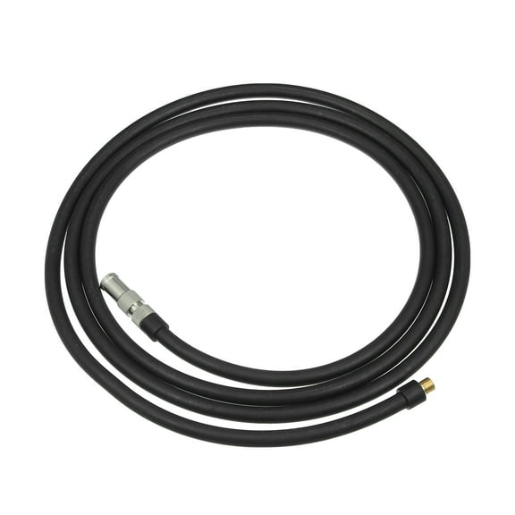 Unique Bargains 1pcs 200cm Flexible Copper Rubber Tube Tire Valve Connect Pipe Air Chuck Inflator Compressor Pump Extension Hose for Car