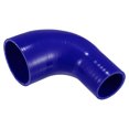 thumbnail image 1 of Unique Bargains 1pcs 51-76mm 2.01"-2.99" ID 102mm 4.02" Length 90° Blue Car Silicone Hose Universal, 1 of 7