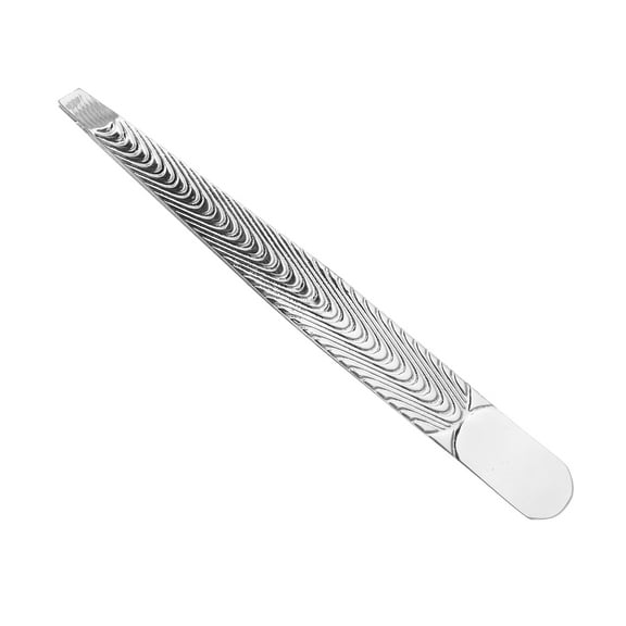 Unique Bargains 1pcs Durable Eyebrow Tweezer for Bathroom Travel Hotel Silver Tone