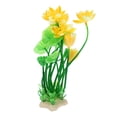 thumbnail image 1 of Unique Bargains 1pcs Fish Tank Aquarium Decorations Plants Yellow 8.27" PE Ceramics Plants for Aquarium Decor, 1 of 6