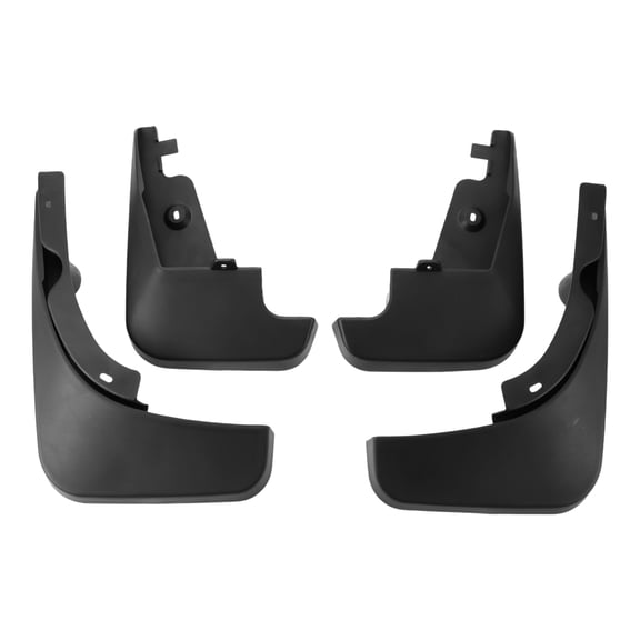 Unique Bargains 1set Front and Rear Mud Flaps Splash Guards Mud Guards for Audi A8L 2022-2023 W/Mount Accessories