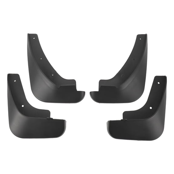 Unique Bargains 1set Front and Rear Mud Flaps Splash Guards Mud Guards for Isuzu D-MAX 4 Doors 2010-2020 W/Mount Accessories