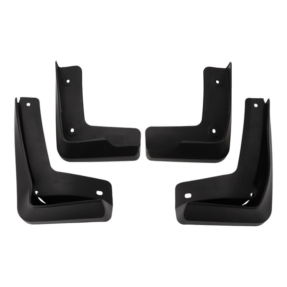 Unique Bargains 1set Front and Rear Mud Flaps Splash Guards Mud Guards for Mazda 2(Hatchback) 2008-2014 W/Mount Accessories