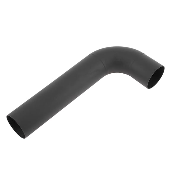 Unique Bargains 2.01 OD 90 Mandrel Bend Elbow 10 inch Length T304 Exhaust Tube Piping Sand Blasting L Extended Pipe for Welding Stair Handrail HVAC Black