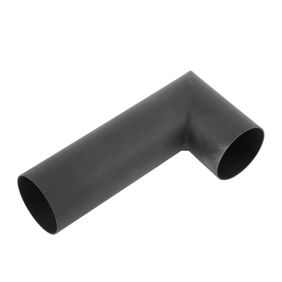 Unique Bargains 2.01 OD 90 Mandrel Bend Elbow 6 inch Length T201 Exhaust Tube Piping Sand Blasting L Extended Pipe for Welding Stair Handrail HVAC Black