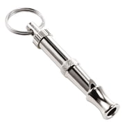 Unique Bargains 2.1" x 0.3" Dog Whistle Adjustable Pitch Metal Silver Tone