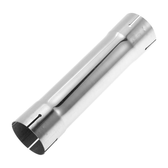 Unique Bargains 2.2" OD 10"Long Straight Exhaust Pipe Tube DIY Custom Car Modified Tubing Piping