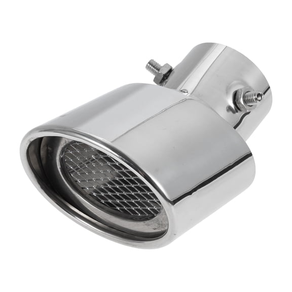 Unique Bargains 2.36 Inch Exhaust Tip for Suzuki for hustler MR52S MR92S Car Exhaust Tip Tailpipe Muffler Tip Tail Pipe Silver Tone 1 Pc