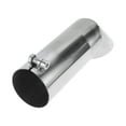 thumbnail image 1 of Unique Bargains 2.4" ID Inlet T304 Stainless Steel Turn Down Exhaust Tip 9.1" Long Silver Tone, 1 of 8