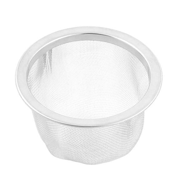 Unique Bargains 2.5' Dia Mesh Style Loose Leaf Tea Strainer Filter Infuser for Tea Lovers