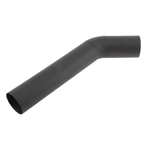 Unique Bargains 2.52 OD 45 Mandrel Bend Elbow 12 inch Length T201 Exhaust Tube Piping Sand Blasting L Extended Pipe for Welding Stair Handrail HVAC Black