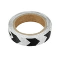 thumbnail image 1 of Unique Bargains 2.5cmx9m Black and White Arrow Car Reflective Stickers Safety Warning Reflective Protector, 1 of 6