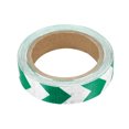 thumbnail image 1 of Unique Bargains 2.5cmx9m Green and White Arrow Car Reflective Stickers Safety Warning Reflective Protector, 1 of 6