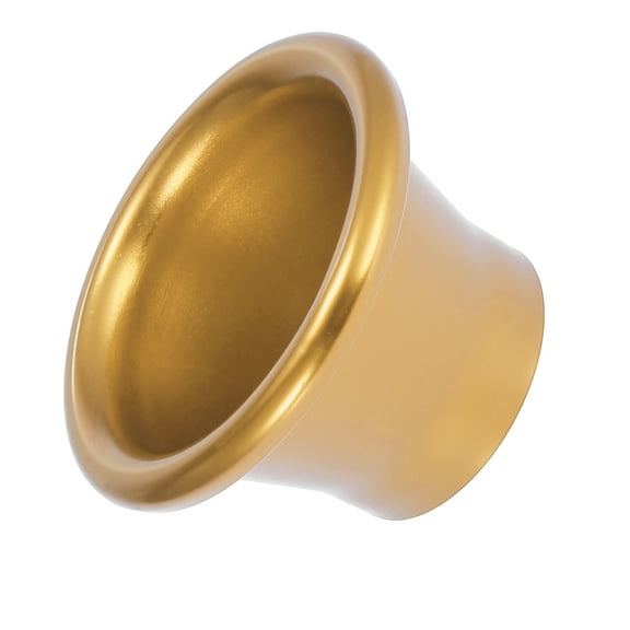 Unique Bargains 2.5inch Bellmouth Velocity Stack Adapter Car Modified Turbo Air Intake Horn Air Inlet Cover Copper Tone