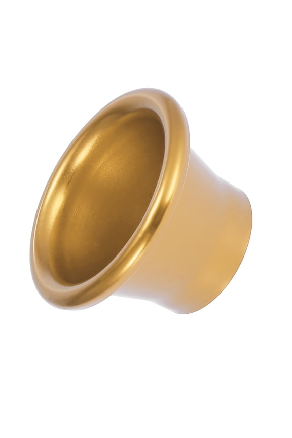 2.5inch Bellmouth Velocity Stack Adapter Car Modified Turbo Air Intake Horn Air Inlet Cover Copper Tone