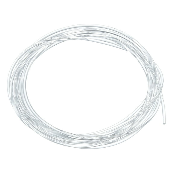 Unique Bargains 2.5mm 0.1" 5m 16.4ft Universal PMMA Plastic Optic Fiber Side Glow Cable Fiber Optic Cable for Car Clear