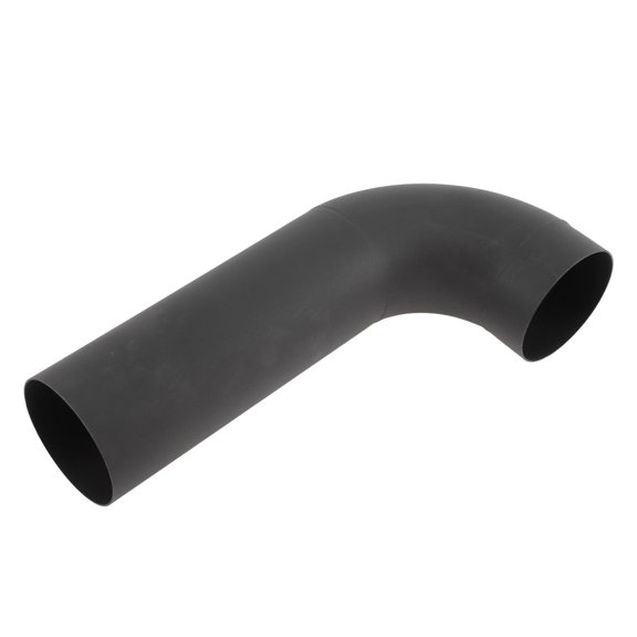 Unique Bargains 2.76 OD 90 Mandrel Bend Elbow 10 inch Length T201 Exhaust Tube Piping Sand Blasting L Extended Pipe for Welding Stair Handrail HVAC Black