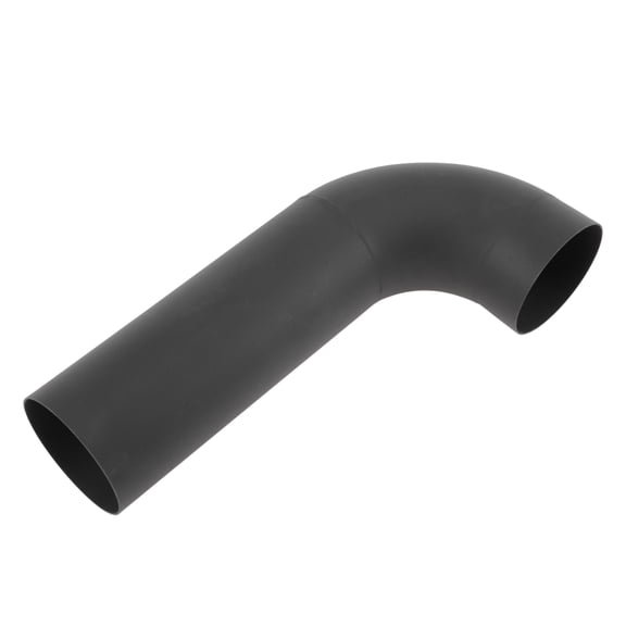 Unique Bargains 2.76 OD 90 Mandrel Bend Elbow 10 inch Length T304 Exhaust Tube Piping Sand Blasting L Extended Pipe for Welding Stair Handrail HVAC Black