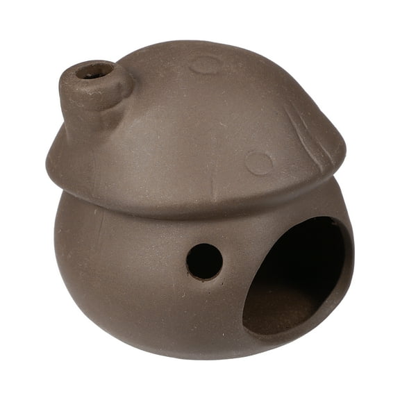 Unique Bargains 2.76x2.87x2.83 Inches Fish Tank for Aquatic Pets to Breed Play Rest Aquarium Hideaway Rock Cave Resin