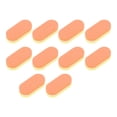 thumbnail image 1 of Unique Bargains 2-Layer Sponge Multifunctional Nail File 10 Pcs Orange Yellow, 1 of 6