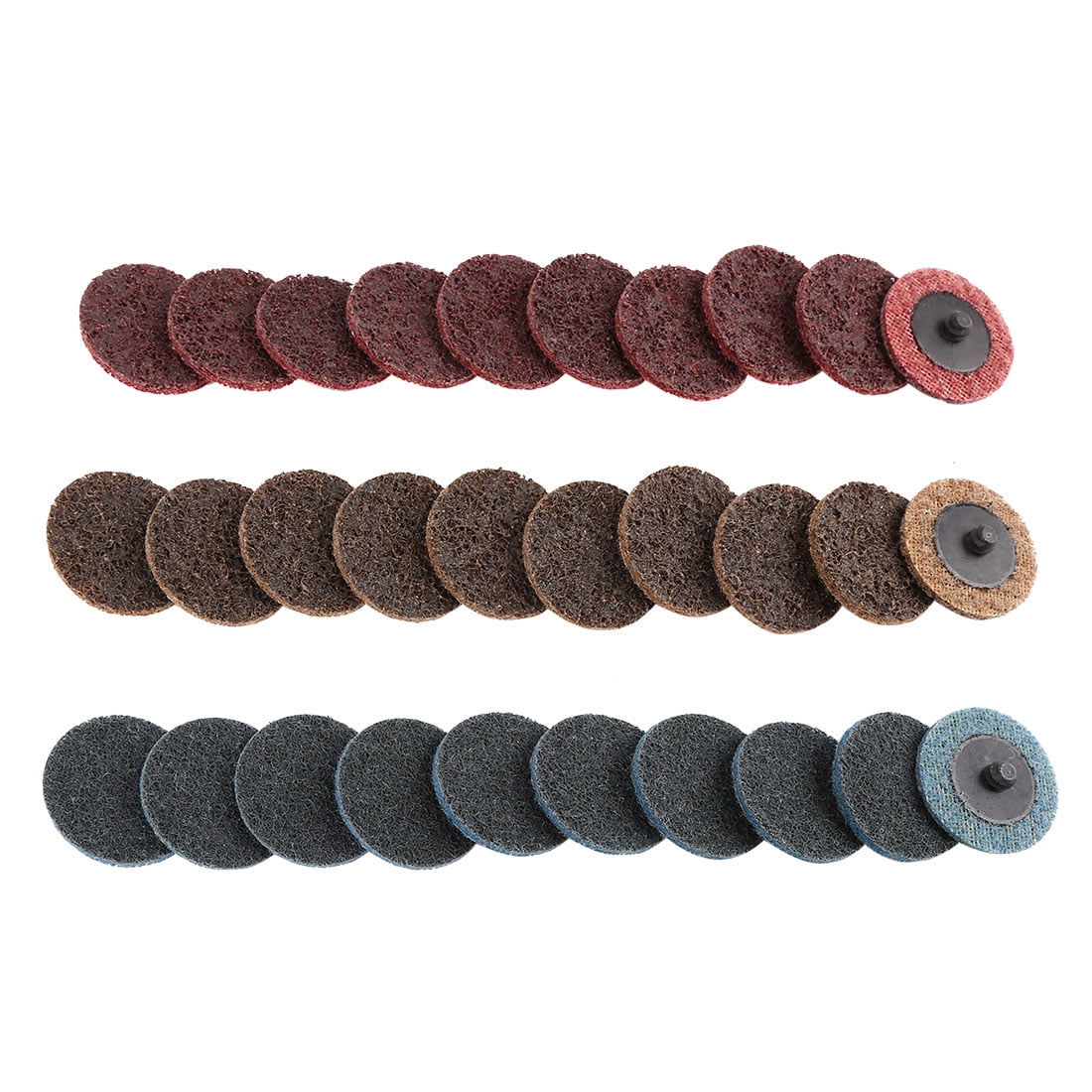 Unique Bargains 2" Non Woven Surface Conditioning R-Type Discs Coarse Medium Grit