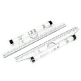 thumbnail image 1 of Unique Bargains 2 PCS 12 Inch Multifunctional Measuring Parallel Rolling Ruler, 1 of 6
