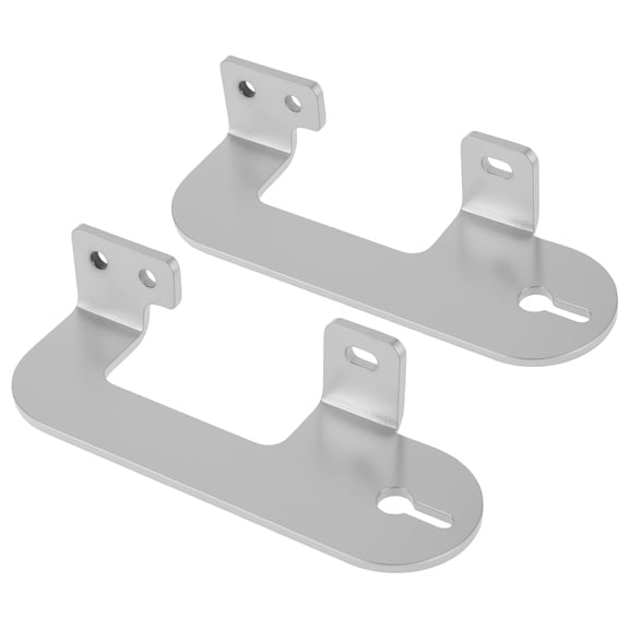 Unique Bargains 2 PCS Shift On The Fly Switch Bracket for Ford F-250/F-350 Super Duty 1999-2022, No-Drill OBD2 Port, Stainless Steel Car Gear Shift Switch Mount Shifter Switch Holder, Silver