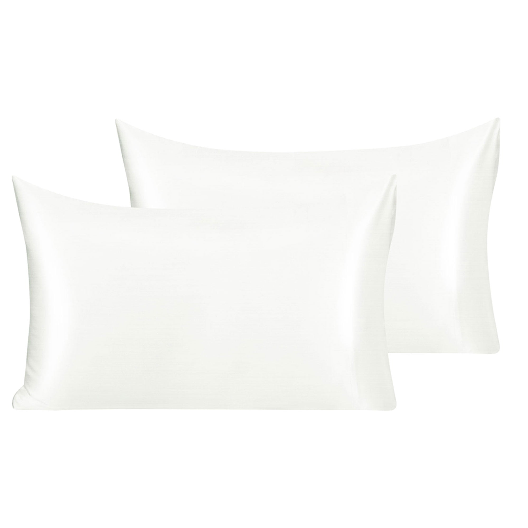 Unique Bargains 2-Pack 19 Momme 100% Silk Pillowcases King