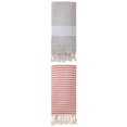 thumbnail image 1 of Unique Bargains 2 Pack Anti-Sand Rapid-Dry Turkish Towel Red/Grey 71"x40", 1 of 8