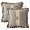 thumbnail image 1 of Unique Bargains 2 Pack Boho Throw Pillow Covers Cushion Cases Grey, 1 of 6